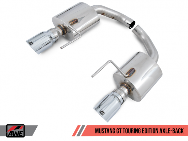 AWE Tuning Ford Mustang GT Sport-Endschalldämpfer "Touring Edition" Axle Back