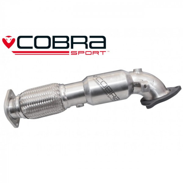 COBRA 3" Downpipe mit Sport-KAT für Ford Fiesta ST