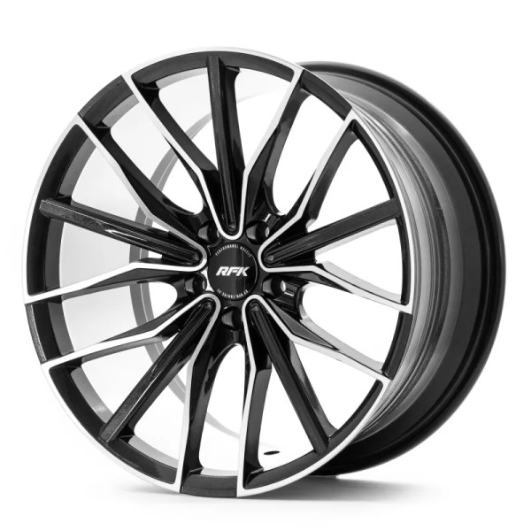 RFK Wheels 4 x GLS301 METALLIC BLACK MACHINED FACE in 20 Zoll