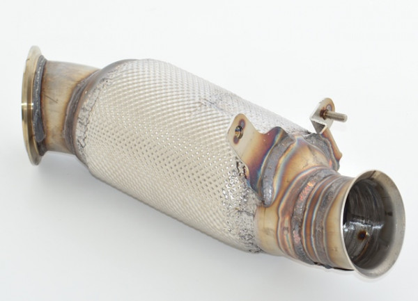 FMS 90mm Downpipe mit 300 Zellen HJS Sport-Kat. Edelstahl
