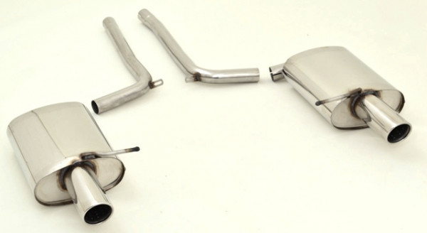 FMS Duplex Sportendschalldämpfer Audi A4 B6 (8E/8H) Quattro 1.8l Turbo/ 1.9l TDI/ 2.5l TDI/ 3.0l