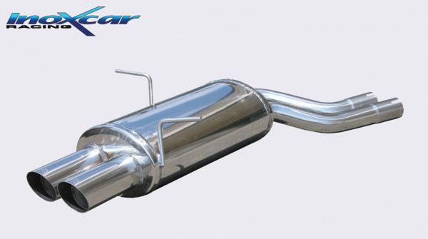 INOXCAR BMW E46 320Ci 1998-- Sportendschalldämpfer 2x80mm RACING