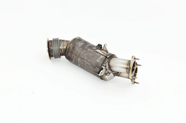 FMS 76mm Downpipe mit 300 Zellen Sport-Kat. Edelstahl