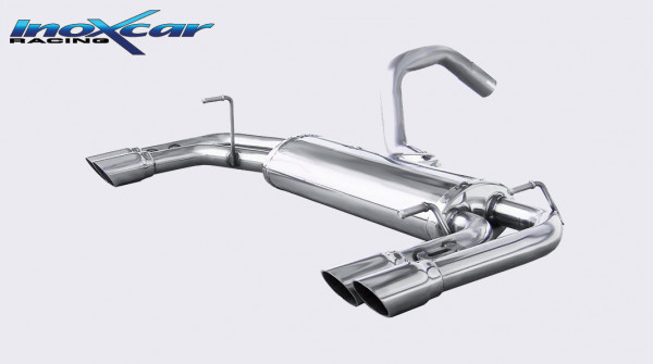 INOXCAR Abarth 500 1.4 T-JET 2008-- Sportendschalldämpfer 2x60mm RACING