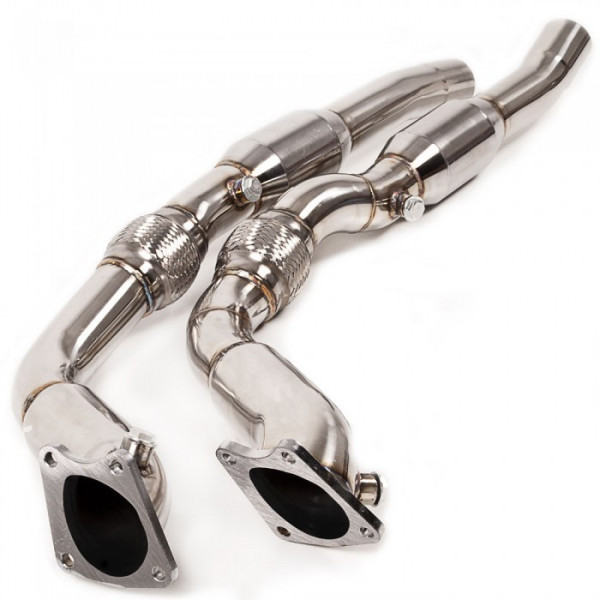 DIRENZA Downpipe Set mit Sport-Katalysatoren Audi RS6 C5 02-04