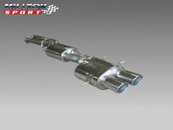 MILLTEK Abgasanlage ab KAT Audi RS4 B5