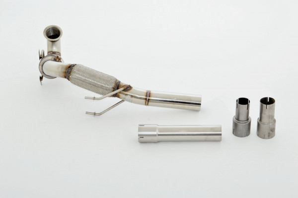 FMS 76mm Downpipe mit Sport-Kat. Audi A1 + Sportback 1.8l TFSI + Seat Ibiza 6J / 6P SC Cupra