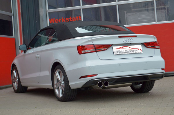 FMS Sportendschalldämpfer Audi A3 8V Cabrio Frontantrieb