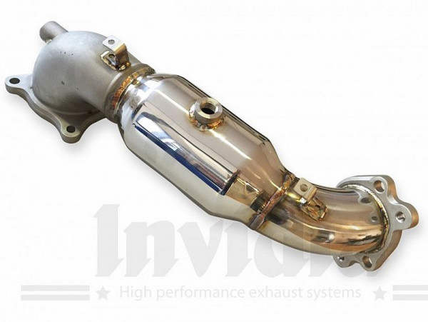 INVIDIA Downpipe mit Sport-KAT Honda Civic Type R FK8 2017-