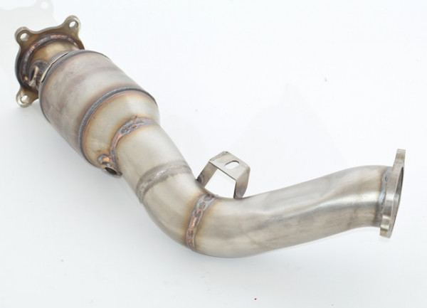 FMS 76mm Downpipe mit 200 Zellen HJS Sport-Kat. Edelstahl Audi A4 / A5 / Q5 / A6